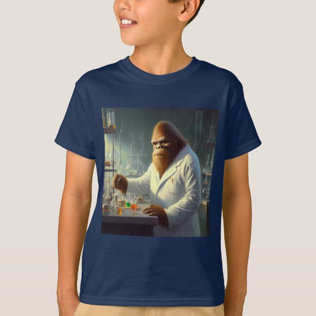 Bigfoot Scientist T Shirt (Framsida)