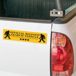 Bigfoot Search Fordon Funny Sasquatch Bildekal