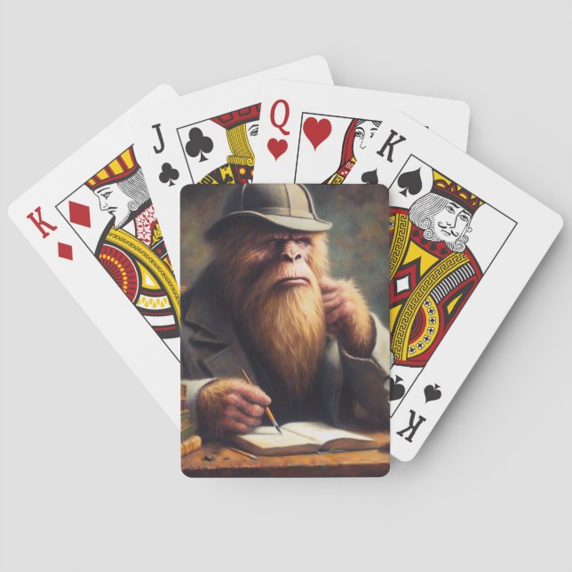 Bigfoot Sherlock Holmes Casinokort (Baksidan)