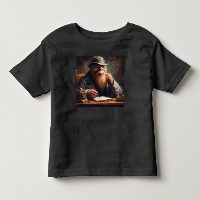 Bigfoot Sherlock Holmes T Shirt (Framsida)