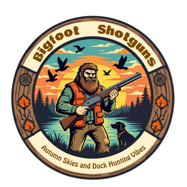 Bigfoot Shotguns Duck Hunting Vibes T Shirt (Skapare uppladdad)