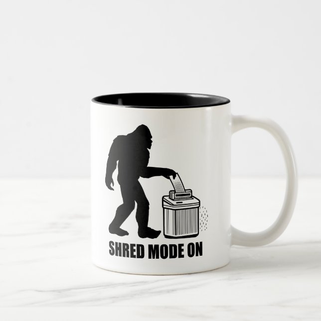 Bigfoot Shred-läge På Två-Tonad Mugg (Höger)