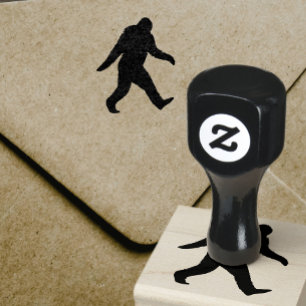 Bigfoot Silhouette Sasquatch Squatch Stämpel