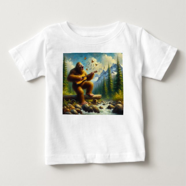Bigfoot Singing T Shirt (Framsida)