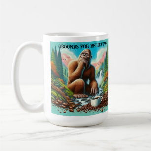 Bigfoot, skäl att tro på kaffemugg