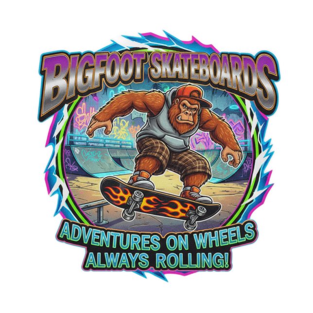 Bigfoot Skateboards-Adventure On Wheels Mini Skateboard Bräda 18,5 Cm (Skapare uppladdad)