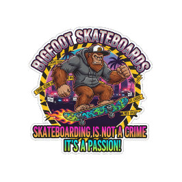 Bigfoot Skateboards-Skateboarding är inte ett brot Mini Skateboard Bräda 18,5 Cm