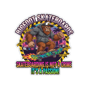 Bigfoot Skateboards-Skateboarding är inte ett brot Mini Skateboard Bräda 18,5 Cm