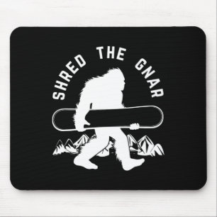 Bigfoot Snowboard Shredding Gnar Sasquatch Snowboa Musmatta