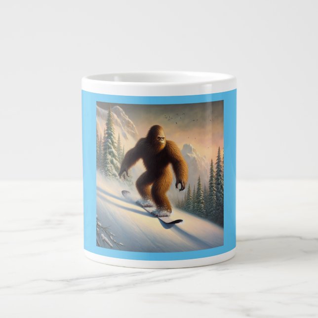 Bigfoot Snowboarding Jumbo Mugg (Framsidan)
