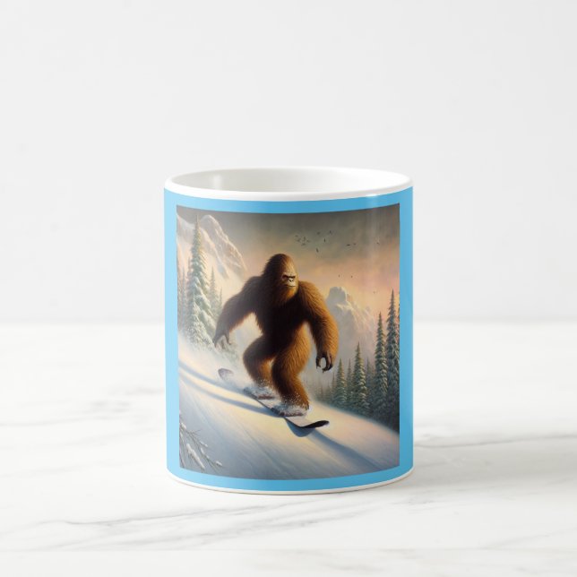 Bigfoot Snowboarding Kaffemugg (Center)