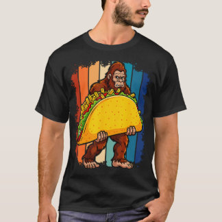 Bigfoot som bär taco rolig Cinco De Mayo pojkar T Shirt