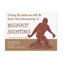 Bigfoot som går Sasquatch gulligt roligt nytt