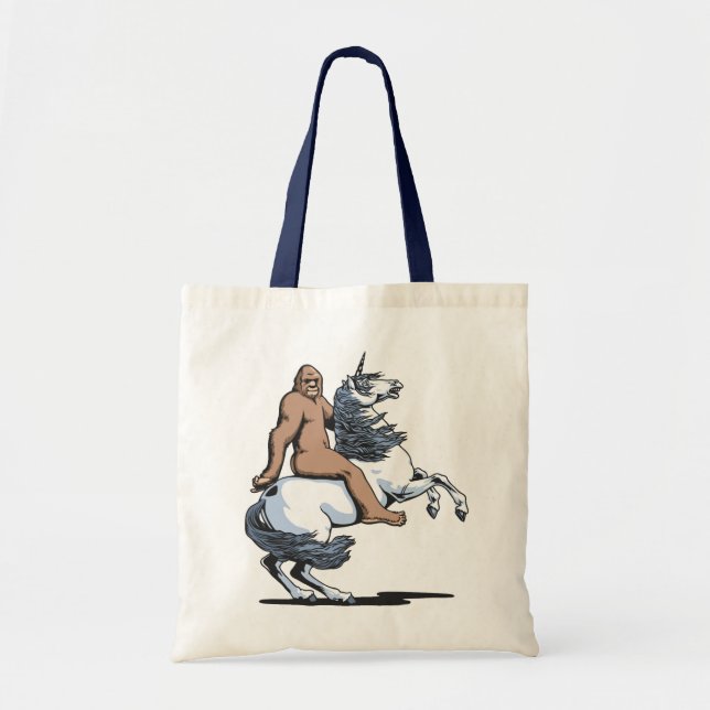 Bigfoot som rider en Unicorn Tygkasse (Framsidan)