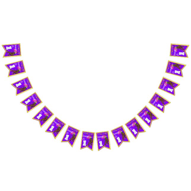 Bigfoot sött barns födelsedag-kort anpassar åldern vimplar (Alla)