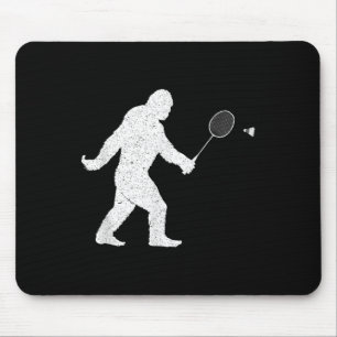 Bigfoot spelar Badminton Shuttle Funny Badminton Musmatta