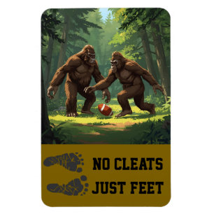 Bigfoot spelar fotbollsmagnet magnet