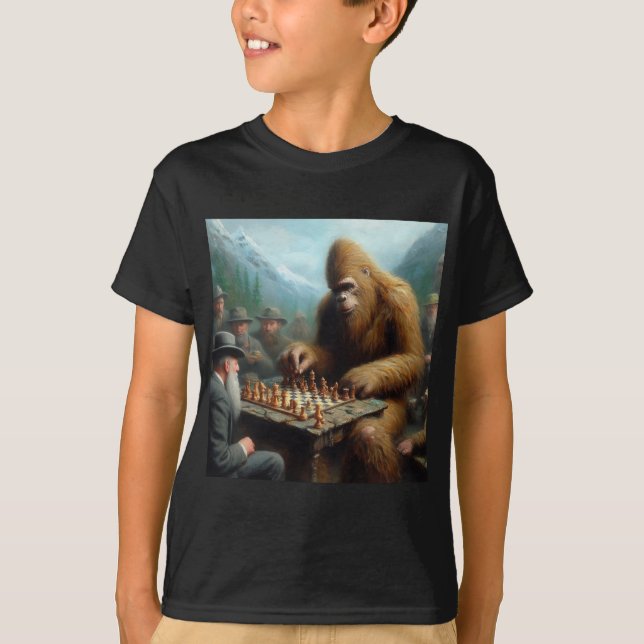 Bigfoot-spelschack T Shirt (Framsida)