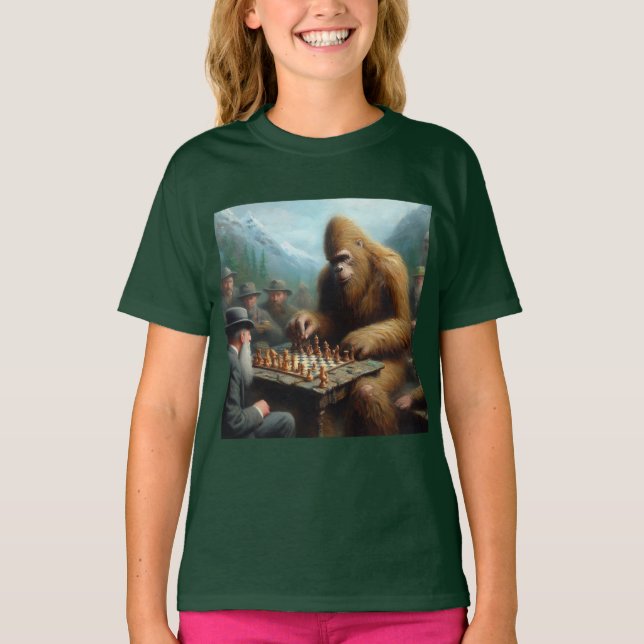 Bigfoot-spelschack T Shirt (Framsida)