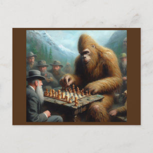 Bigfoot-spelschack Vykort