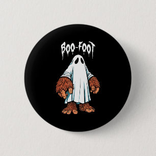 Bigfoot spök kostym halloween boo-foot sasquatch knapp