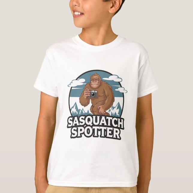 Bigfoot Spotter T Shirt (Framsida)
