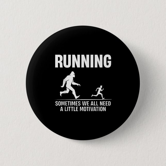 Bigfoot springer ibland, ibland behöver vi alla en knapp (Framsida)