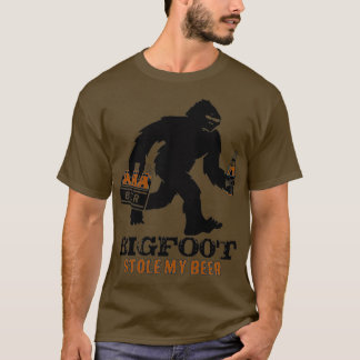bigfoot stal min ölsasquatch yeti camping outdo t shirt