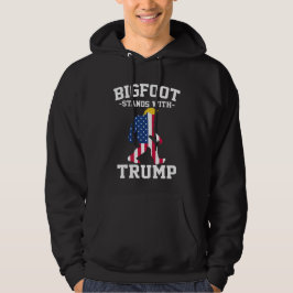 Bigfoot Stands med trumfkort 2024 Hoodie