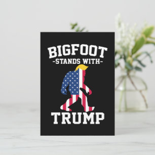 Bigfoot Stands med trumfkort 2024 Julkort