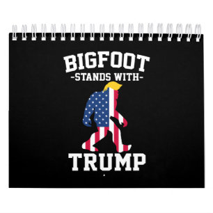 Bigfoot Stands med trumfkort 2024 Kalender