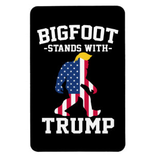 Bigfoot Stands med trumfkort 2024 Magnet