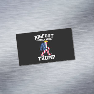 Bigfoot Stands med trumfkort 2024 Magnetiska Visitkort