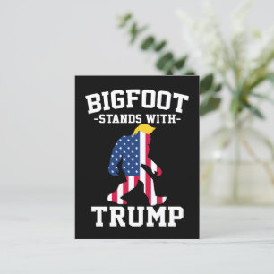 Bigfoot Stands med trumfkort 2024 Vykort