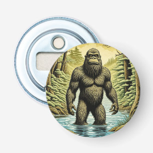 Bigfoot står i Tecknaden Vatten Flasköppnare