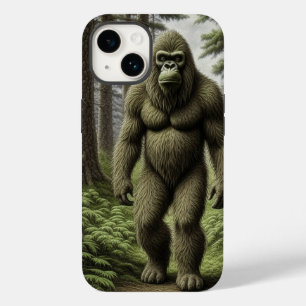 Bigfoot står på Träd AI-konsten