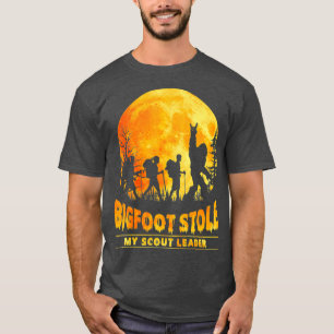 Bigfoot Stock min scout-ledare som gömmer Hallowee T Shirt
