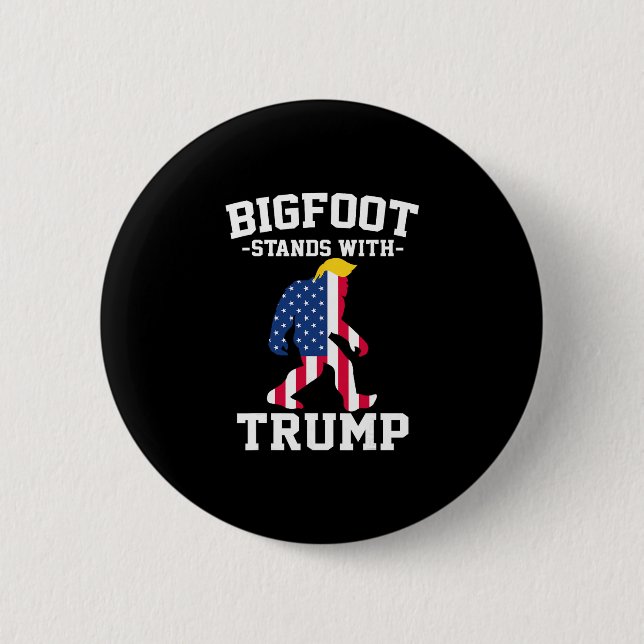 Bigfoot Stöder Trump-val  Knapp (Framsida)