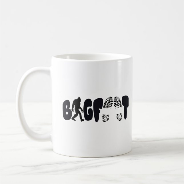 Bigfoot Strong och Funny Vibes, Big foot Kaffemugg (Vänster)