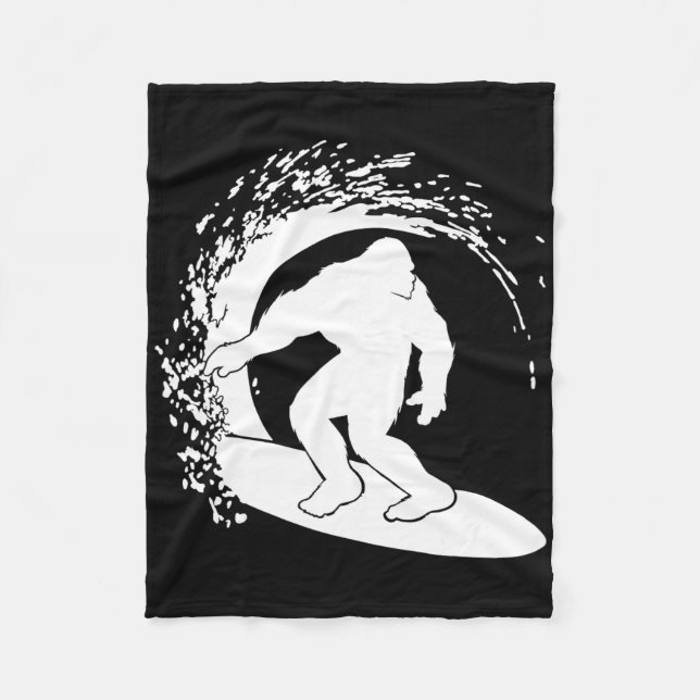 Bigfoot Surfing Fleecefilt (Framsidan)