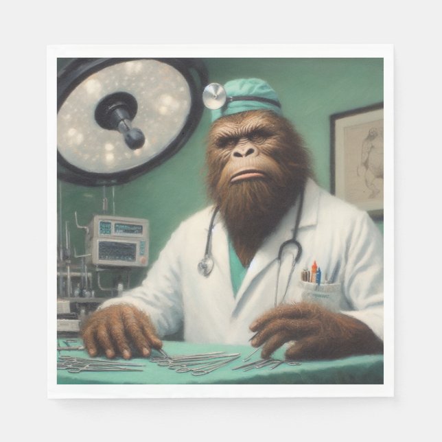 Bigfoot Surgeon Pappersservett (Framsidan)