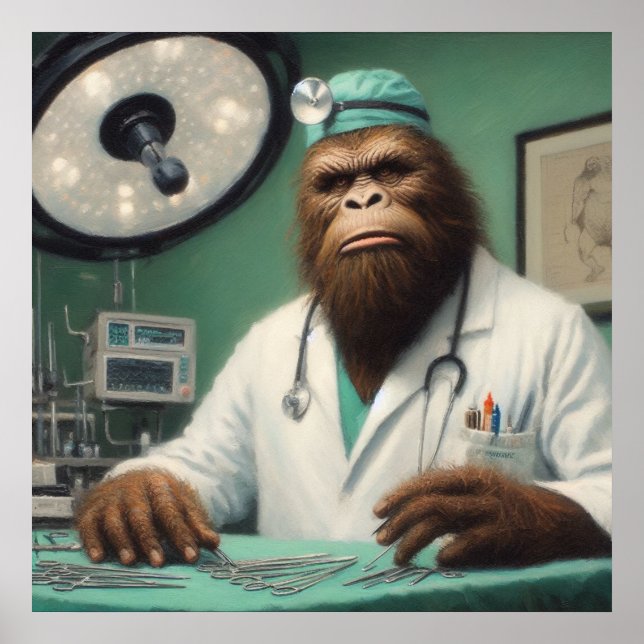 Bigfoot Surgeon Poster (Framsidan)