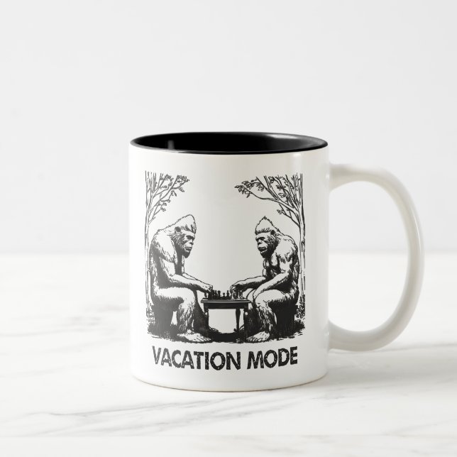 Bigfoot-svängningslägeschess Två-Tonad Mugg (Höger)