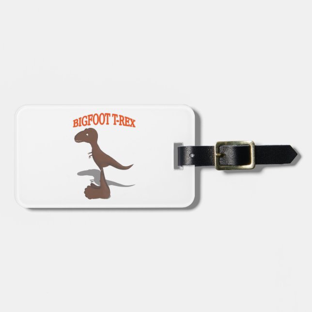 Bigfoot T-Rex-ritning Bagagebricka (Horisontell Framsida)