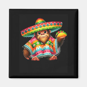 Bigfoot Taco Cinco De Mayo Sasquatch Mexikanska Ba Magnet