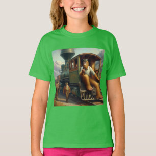 Bigfoot Tåg Ingenjör T Shirt