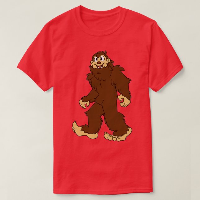 Bigfoot tar en Hike Triblend T Shirt (Design framsida)