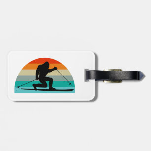 Bigfoot Telemark Skiing Rainbow Bagagebricka