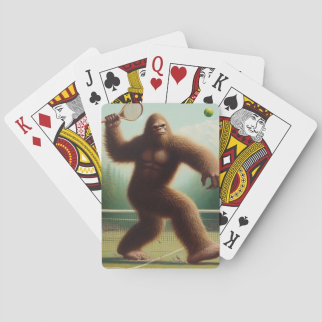 Bigfoot Tennis Casinokort (Baksidan)