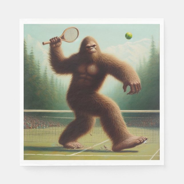 Bigfoot Tennis Pappersservett (Framsidan)